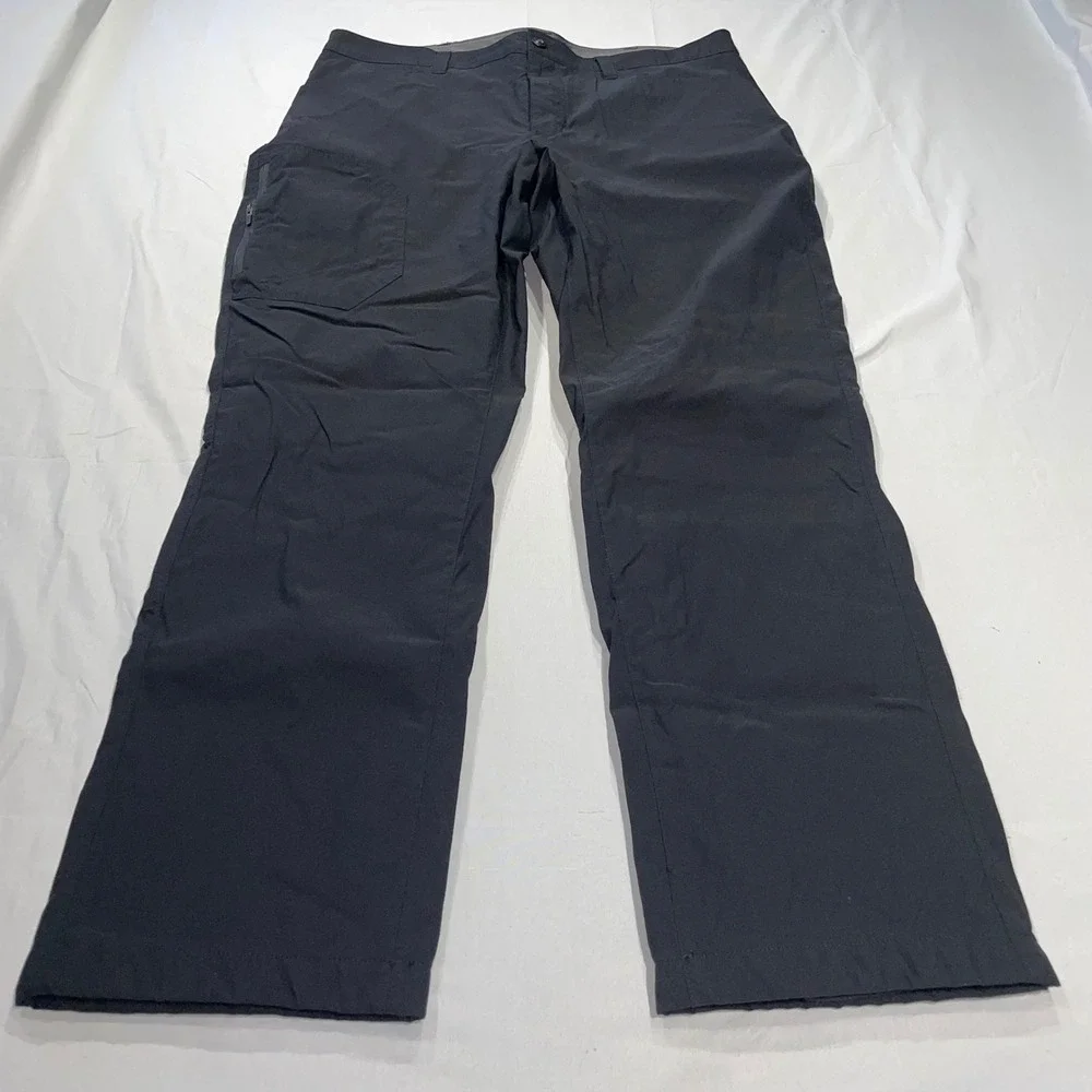 Eddie Bauer Mens Guide Pro Fleece Lined Pants Black 38x32 Hiking Outdoor